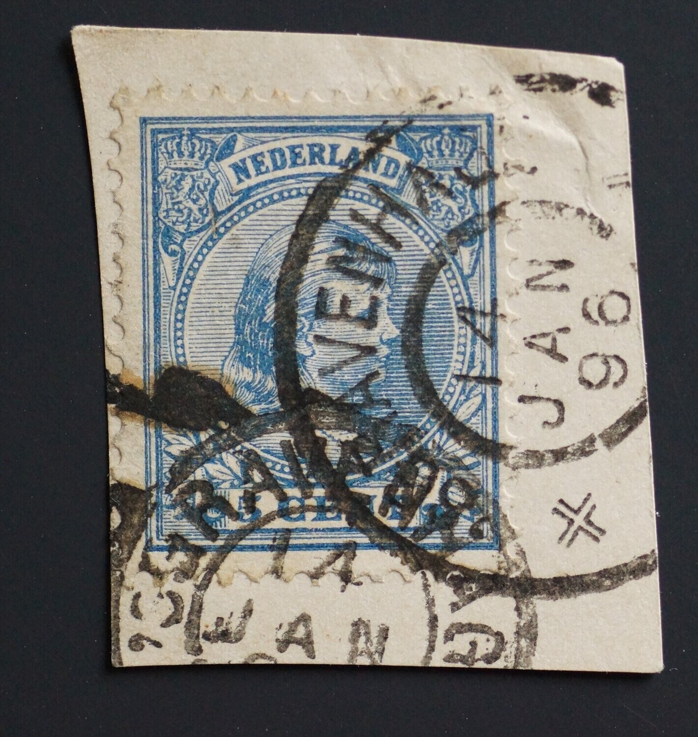 sGravenhage op NVPH 35 - kleinrond en grootrond stempel!