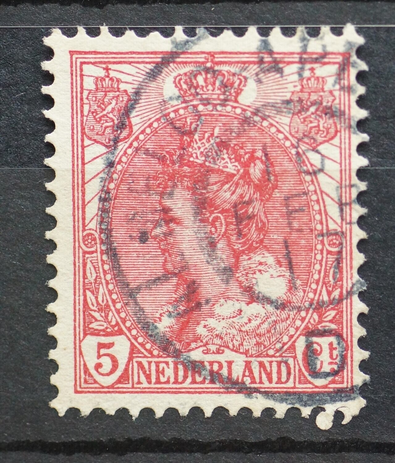 Almeloo-Apeldoorn D  (1917) op NVPH 60
