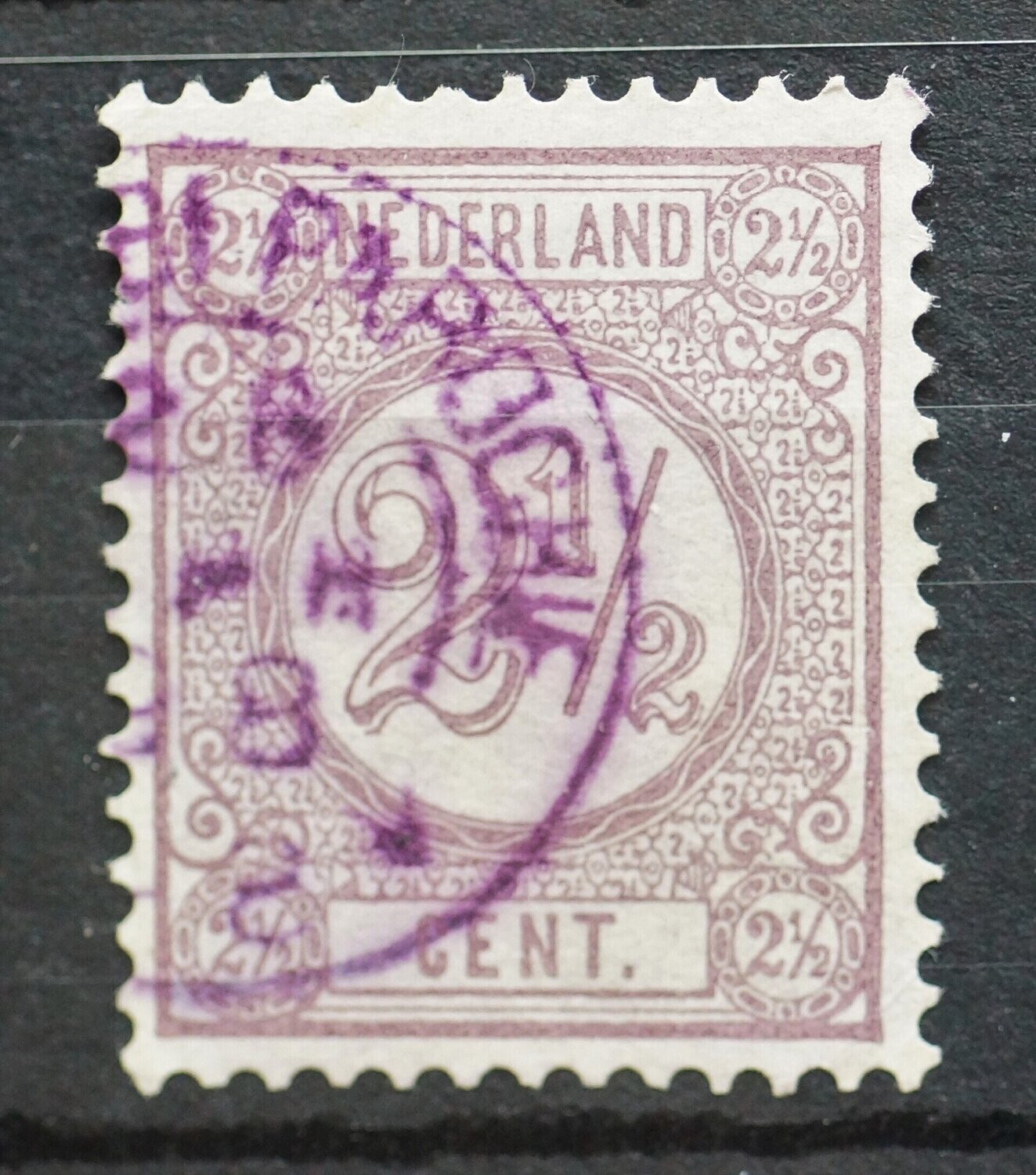 St. Jacobi Parochie (violet!) op NVPH 33