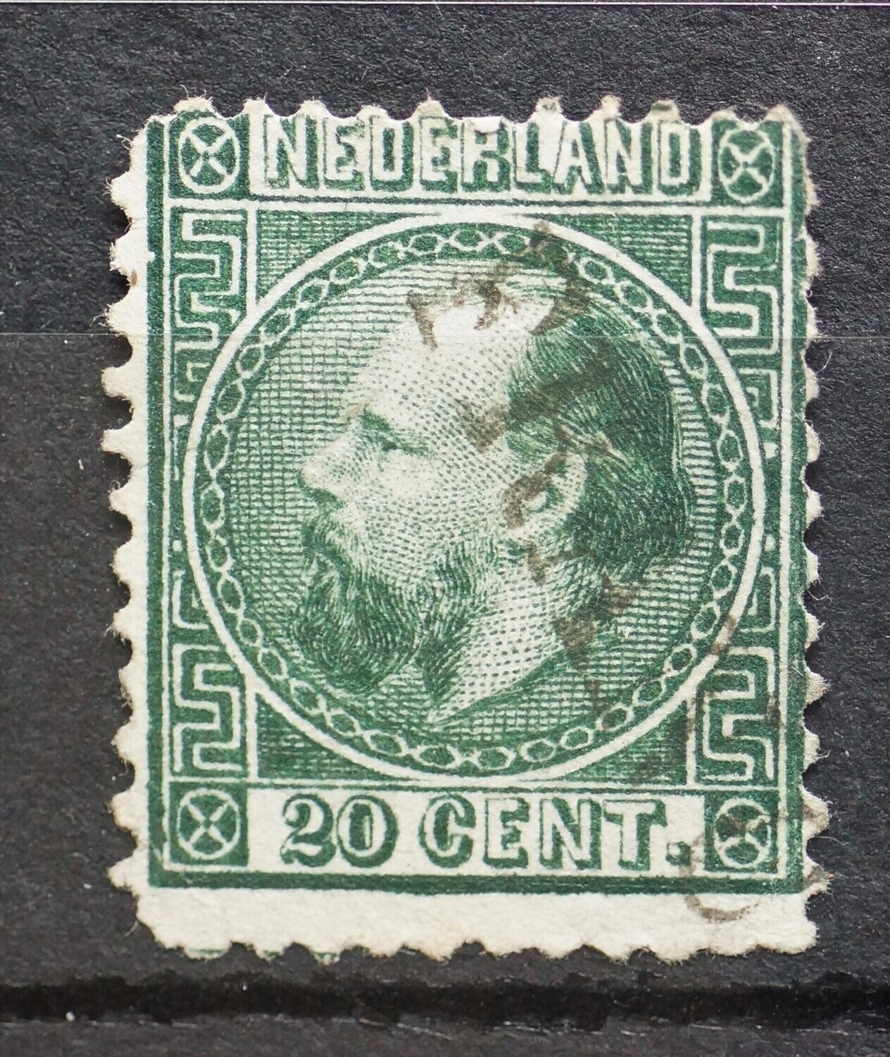 Franco zonder omlijsting op NVPH 10
