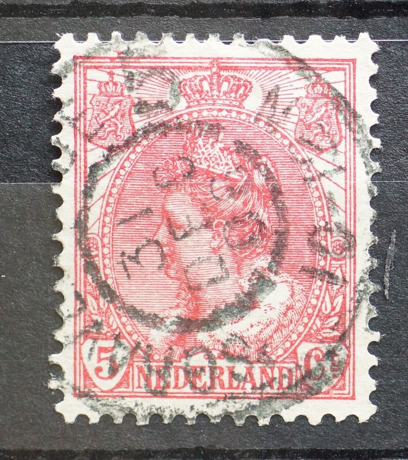 's Gravenhage 5 (groot cijfer) op NVPH 60