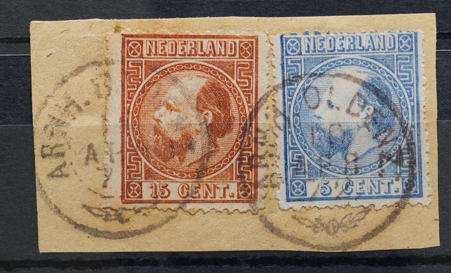 Takjestempel Arnh:Oldenz: op NVPH 7 en 9 - vrij schaars!