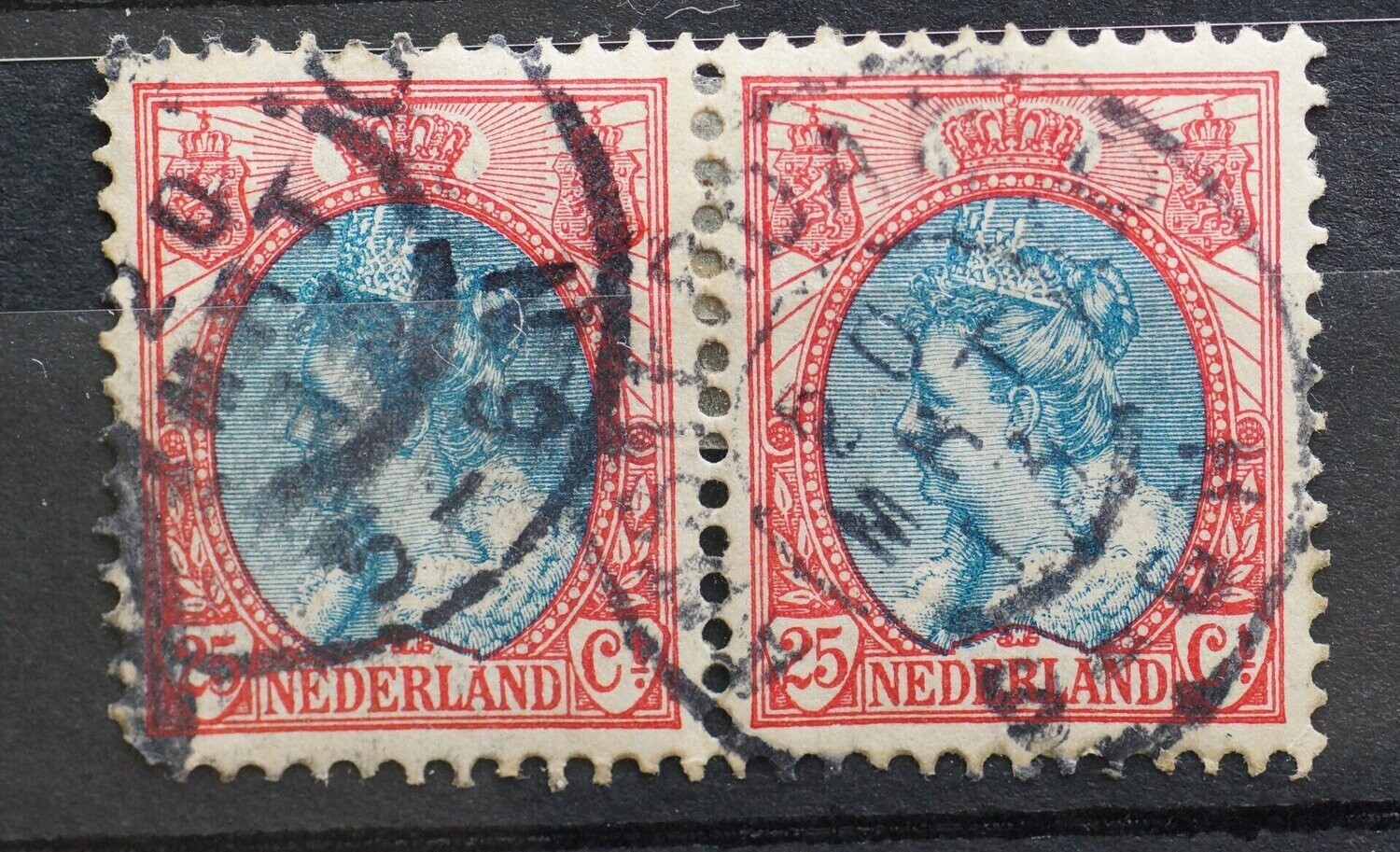 Amsterdam 8 op NVPH 71 (paar)