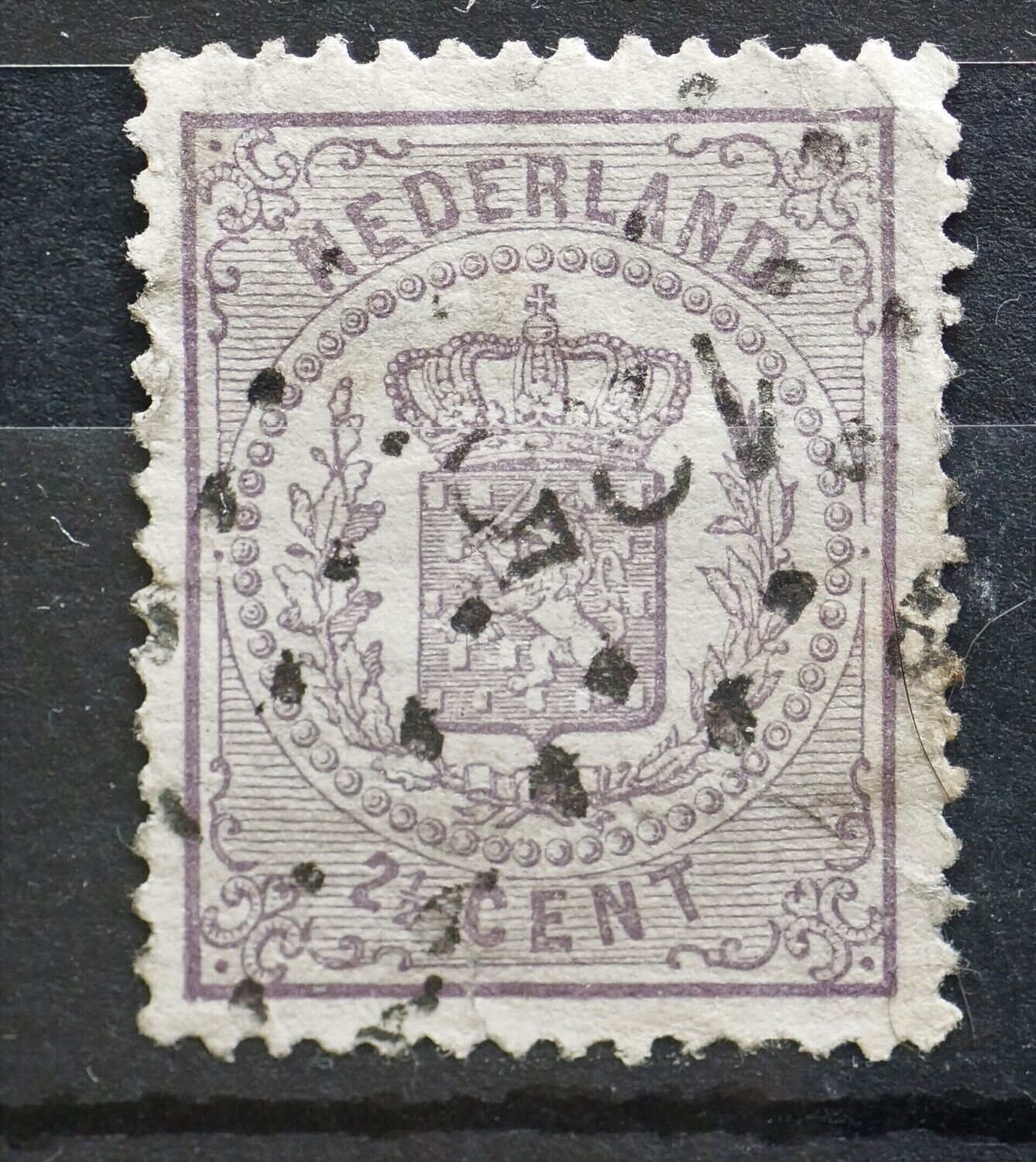 125 (Wormerveer) op NVPH 18 (fraai)