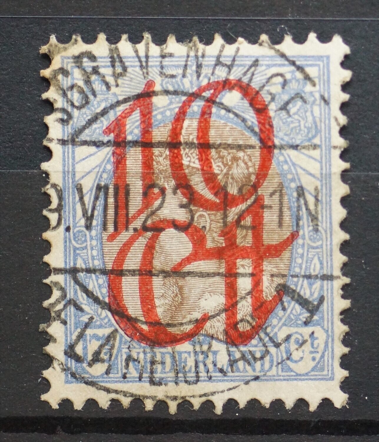 sGravenhage De Lareykade 1 op NVPH 119 - vrij schaars