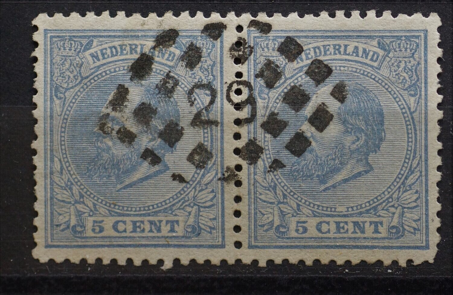 29 (Dordrecht) op NVPH 19 (paar)