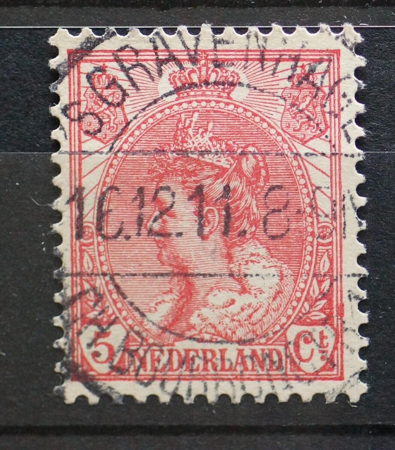 sGravenhage Ch. Bourbonstr. 1 op NVPH 60