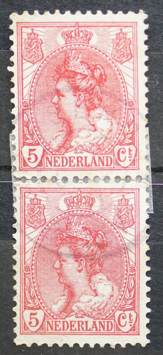 Giessendam op NVPH 60 (met plakker aan elkaar gezet)