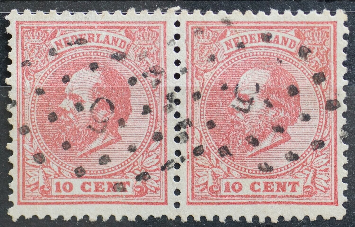 5 (Amsterdam) op NVPH 21 (paar)