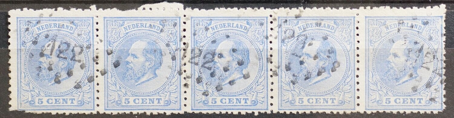 122 (Winschoten) op NVPH 19D (strip)