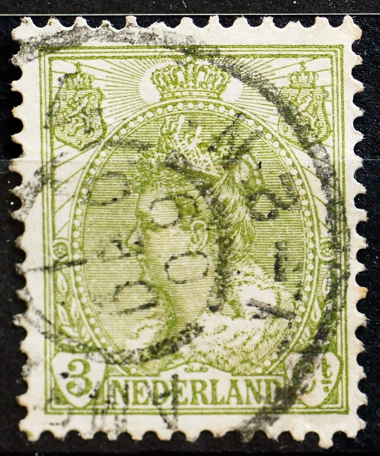 Amsterdam 4 op NVPH 57 (fraai +) - vrij zeldzaam