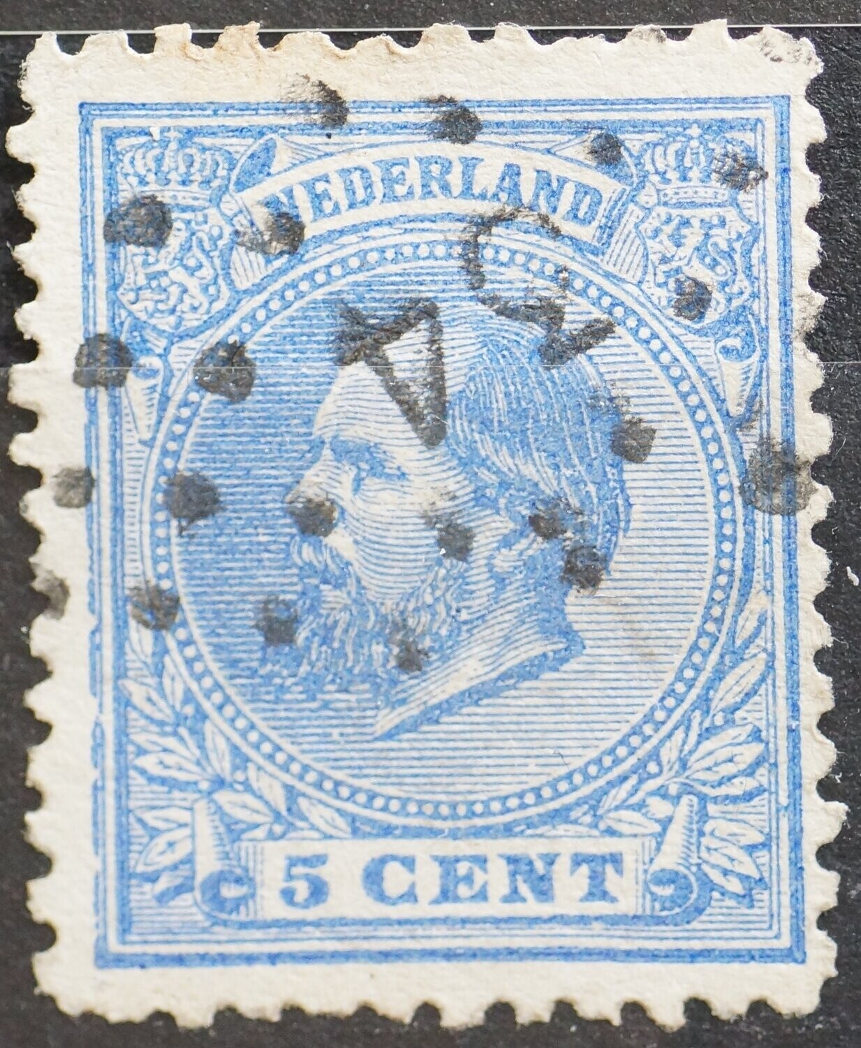 puntstempel 34 (Elburg) op NVPH 19