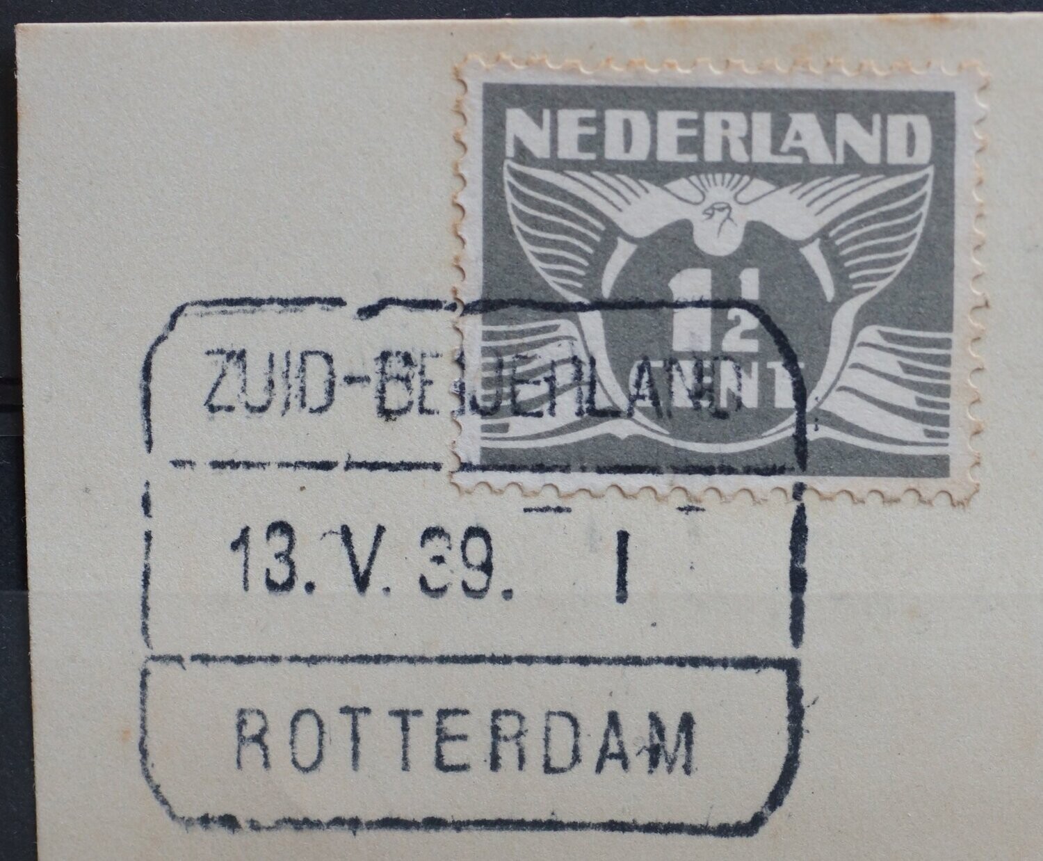 Zuid-Beijerland-Rotterdam I op NVPH 172