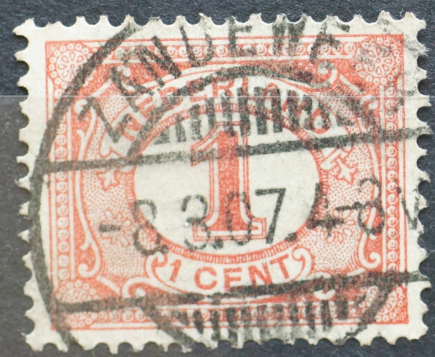 Zandeweer (1) op  NVPH 51 - vrij zeldzaam