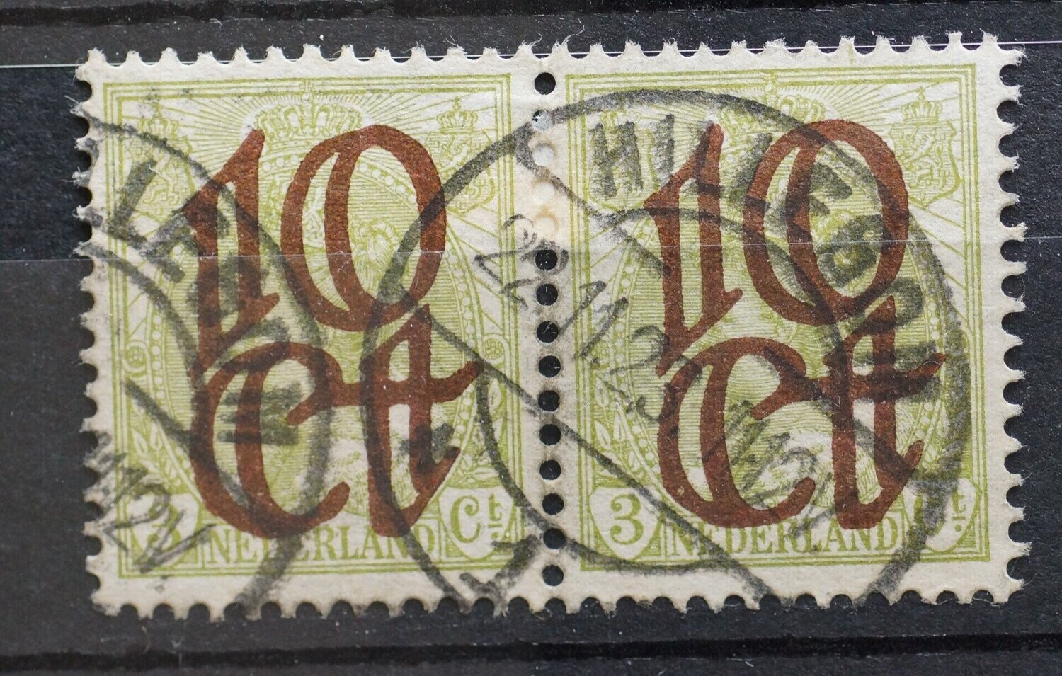 Hillegom 1 op NVPH 116 (paar)