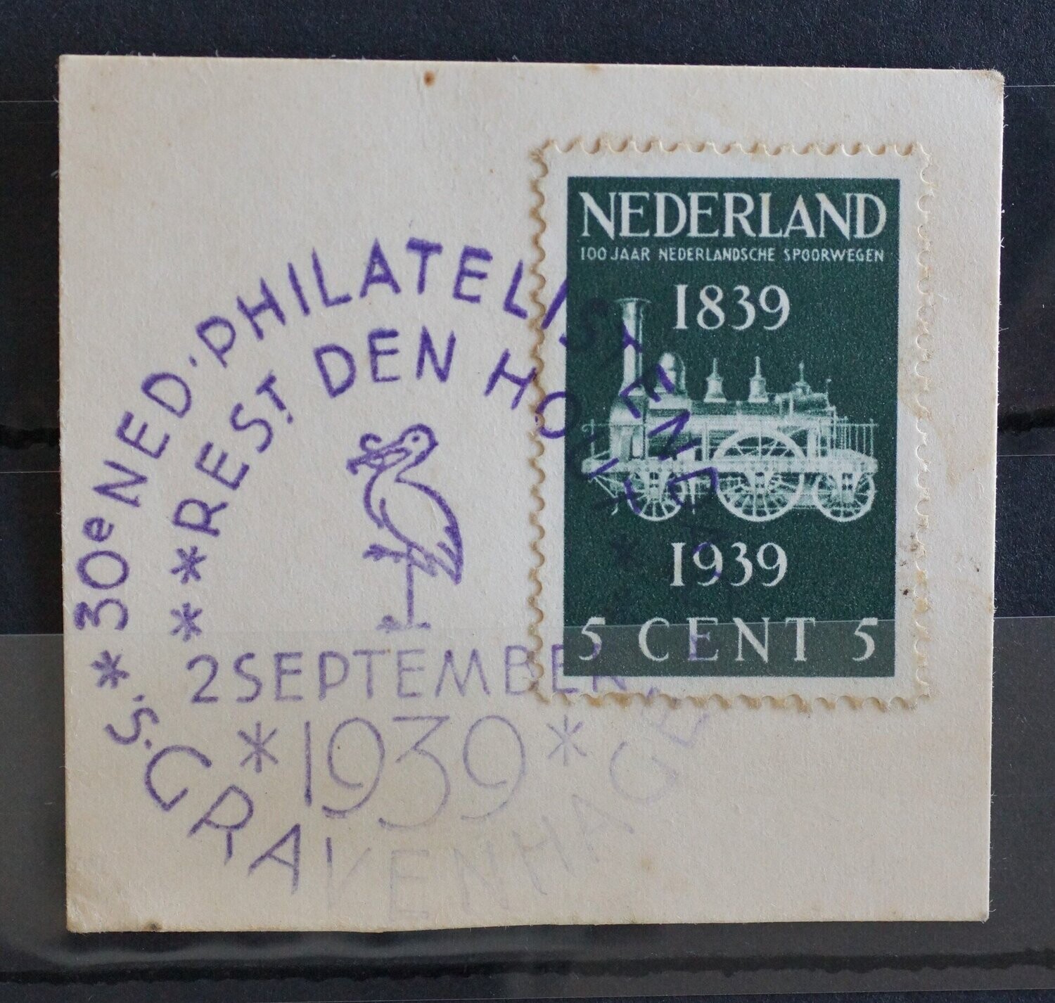 gelegenheidsstempel 30e Ned. Philatelistendag op NVPH 325
