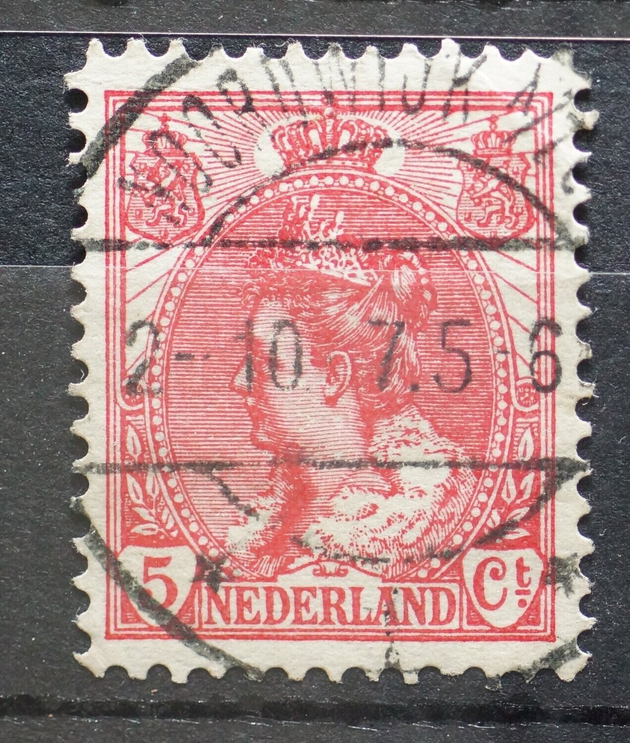 Noordwijk a/ Zee 1 op NVPH 60 - vrij schaars
