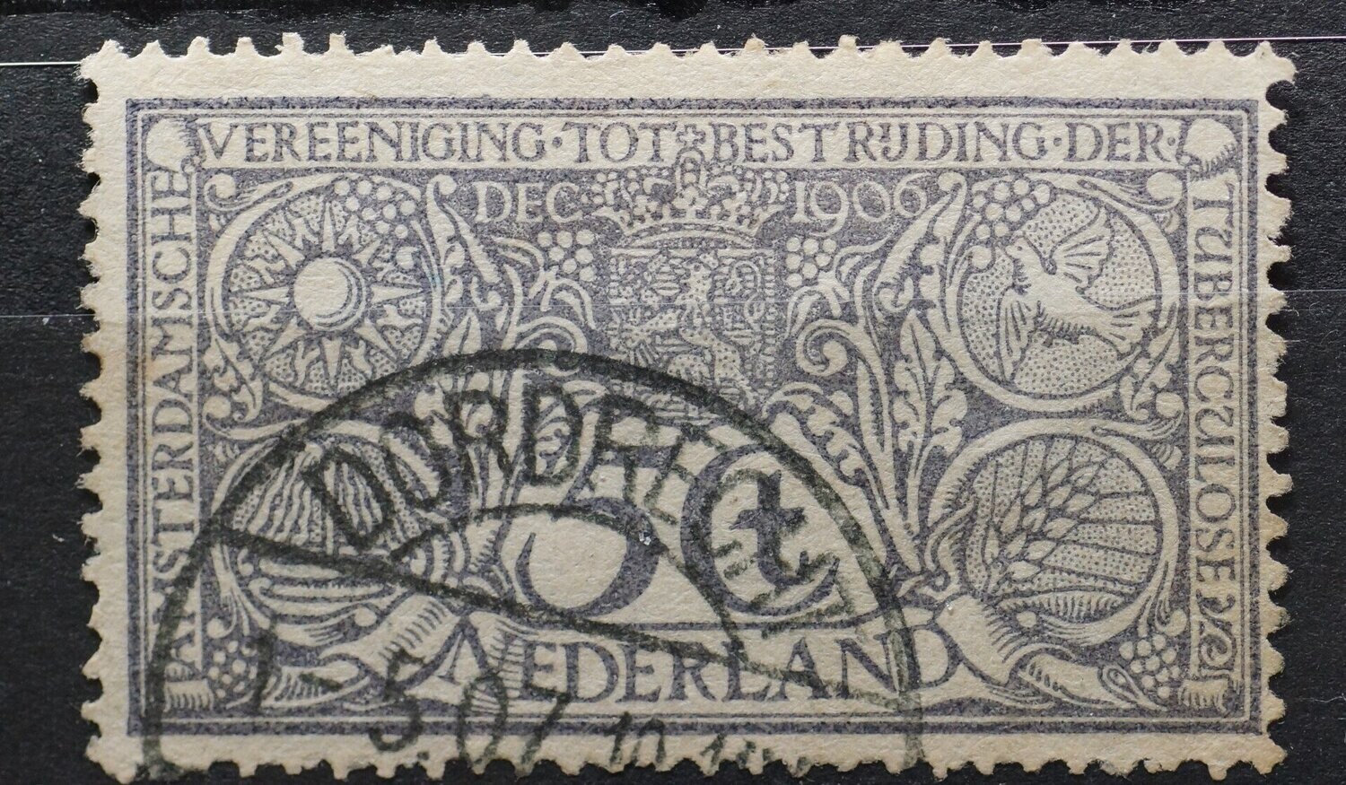 Dordrecht op NVPH 86 (1 mei 1907!)