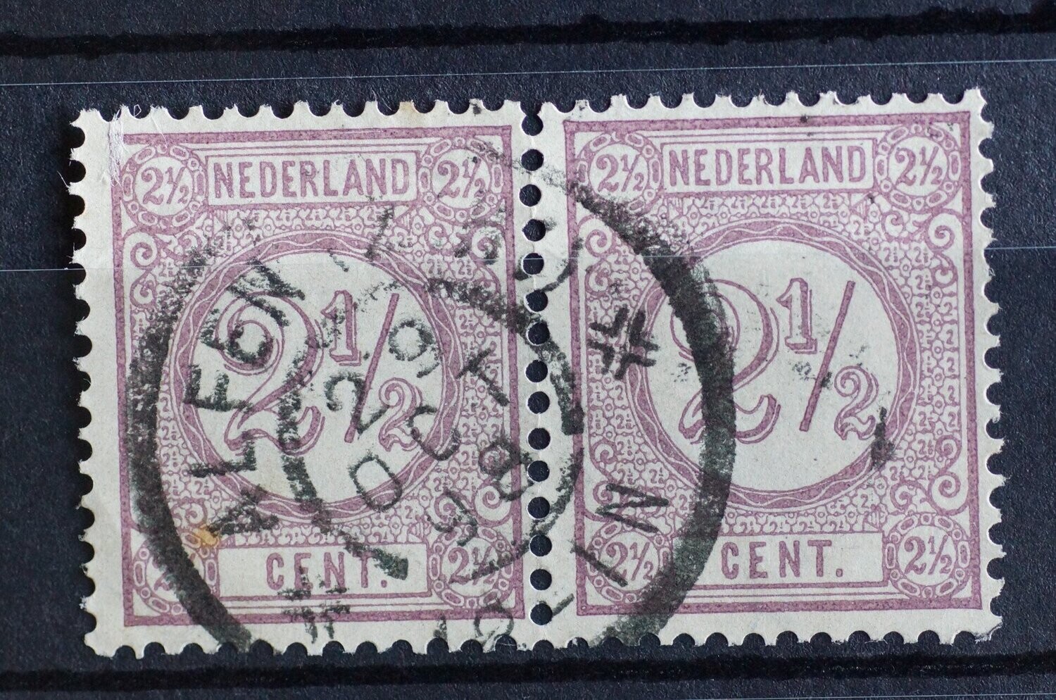 ALfen (Z.H.) op paar NVPH 33