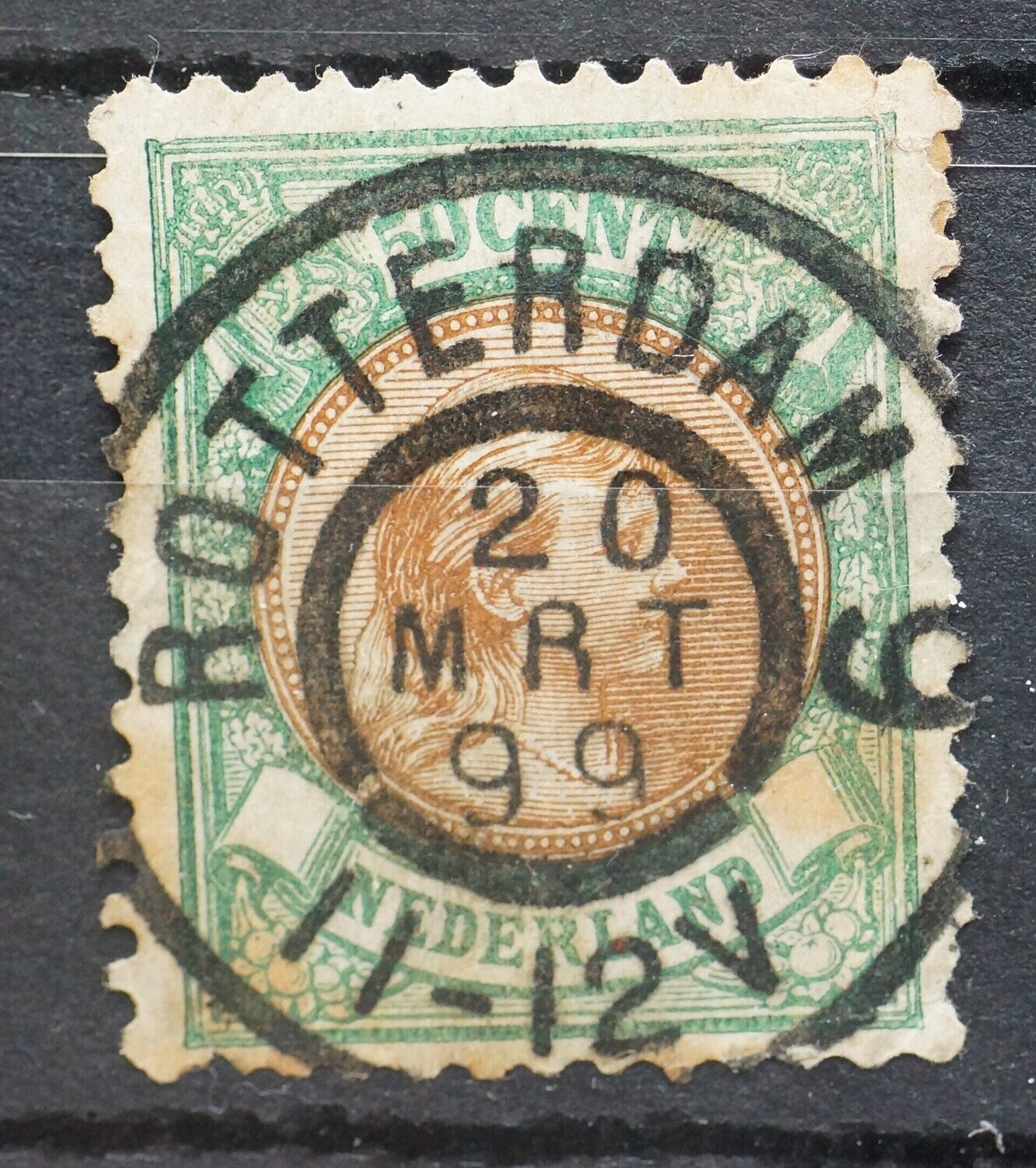Rotterdam 9 op NVPH 45 (fraai)