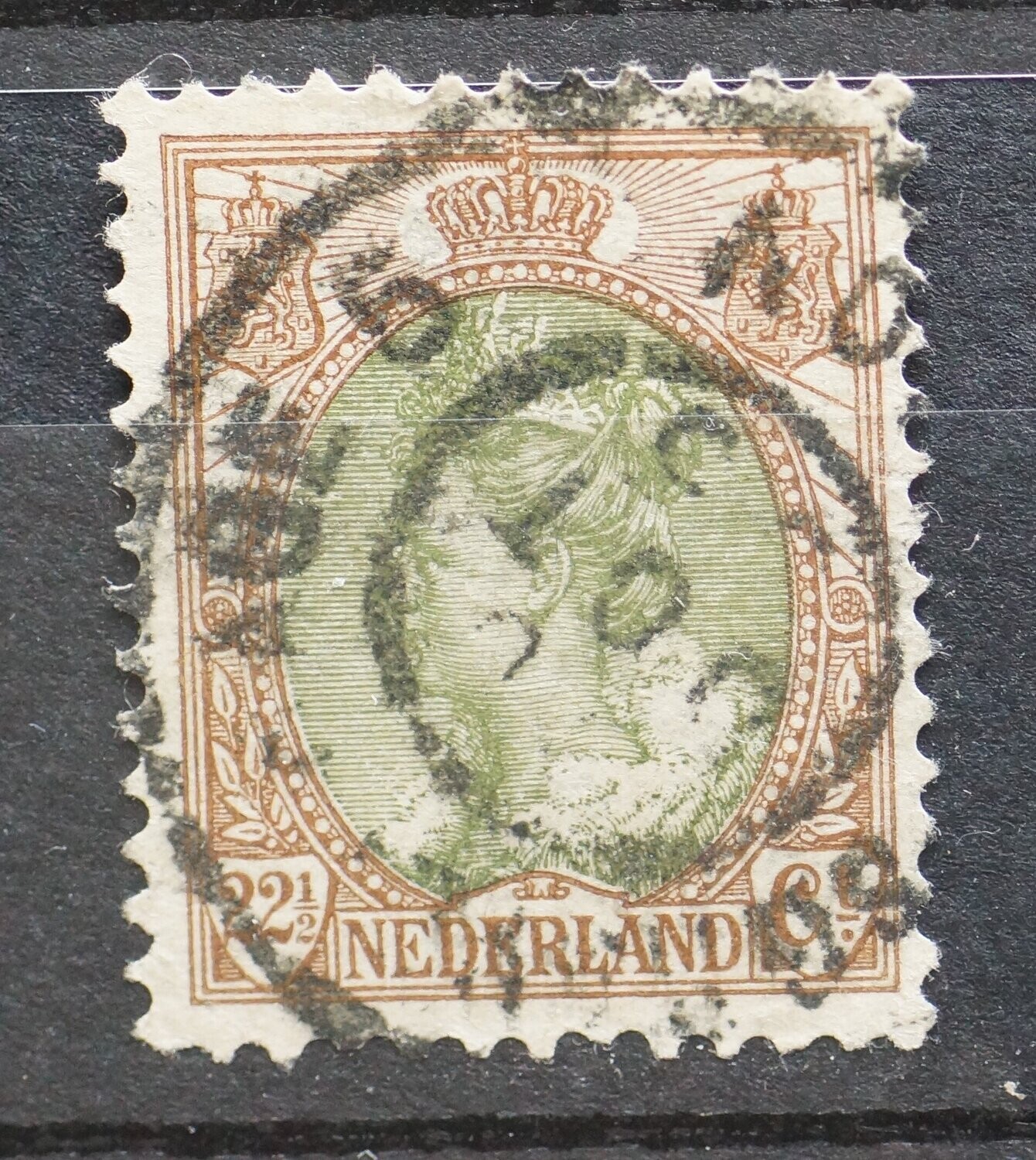 sGravenhage 5 (klein cijfer) op NVPH 70