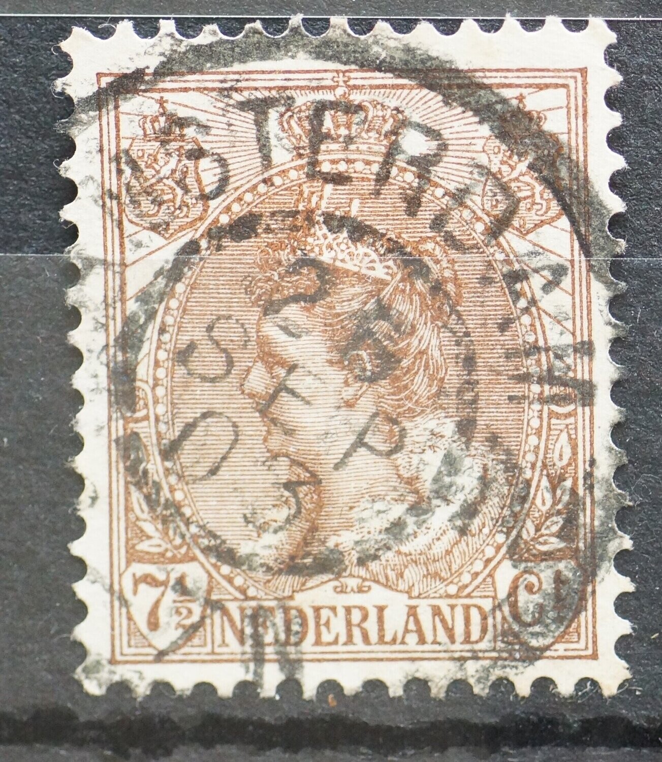 Amsterdam 2 op NVPH 61 (plaatfout)