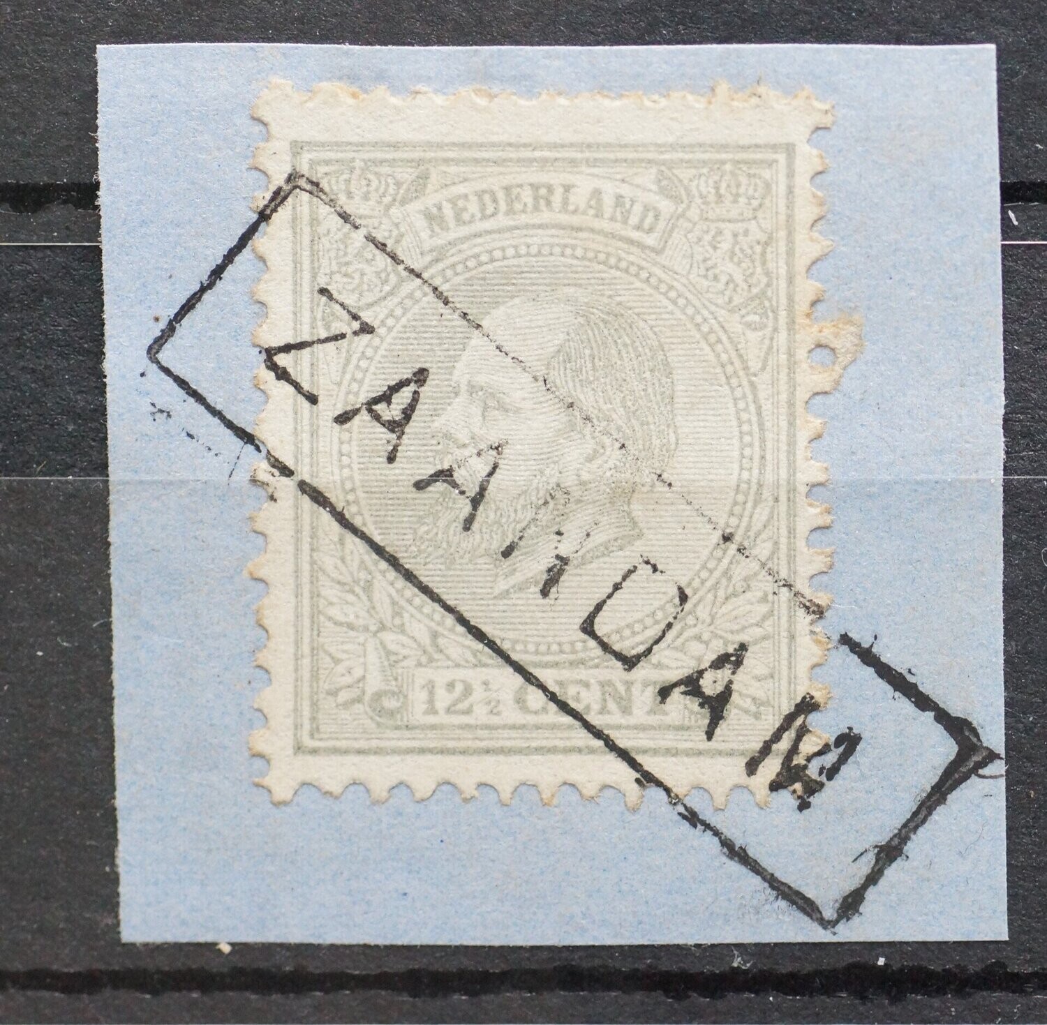 Haltestempel Zaandam op NVPH 22