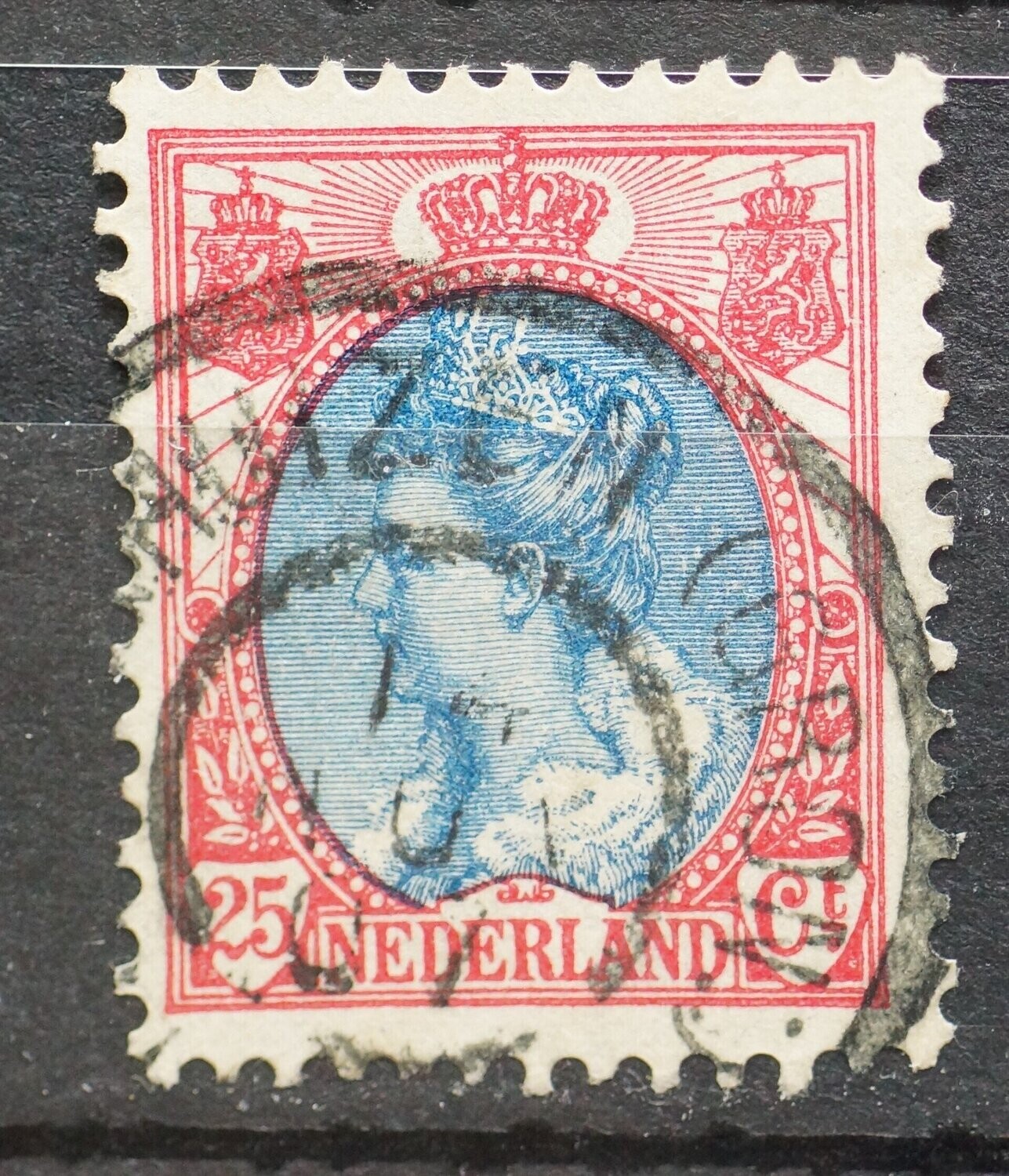 Zevenhuizen (Gron:) op NVPH 71 - schaars