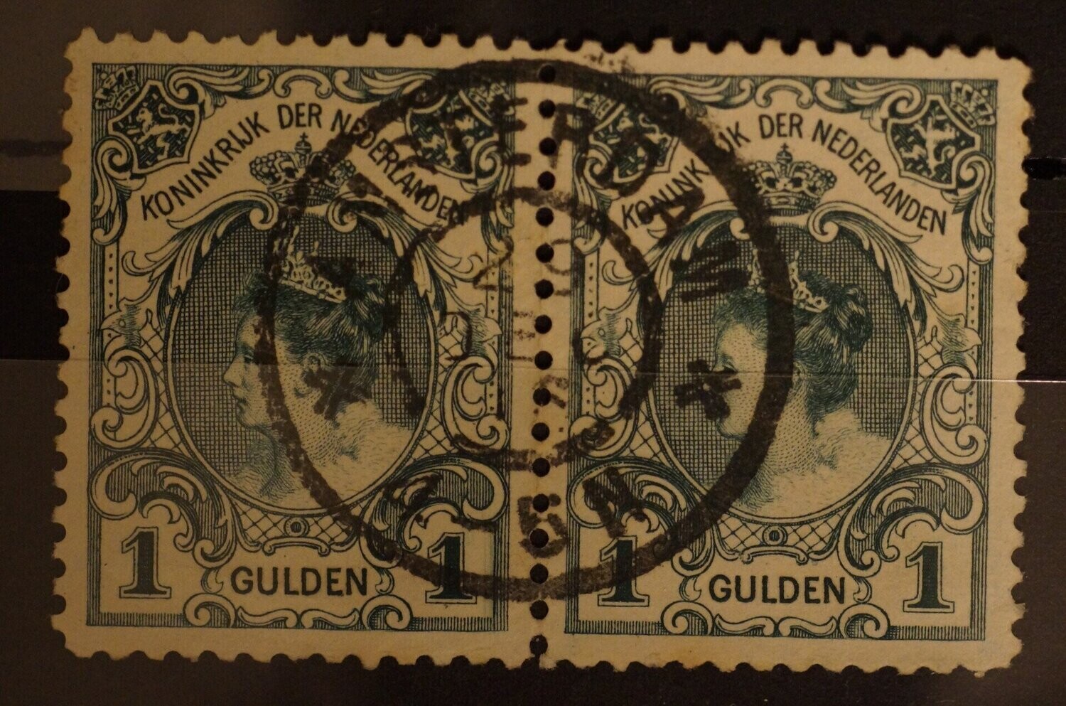 Amsterdam op NVPH 77 (paar)