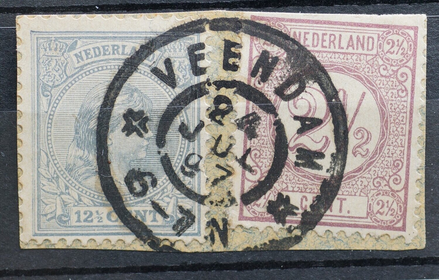 Veendam op NVPH 33 + 38