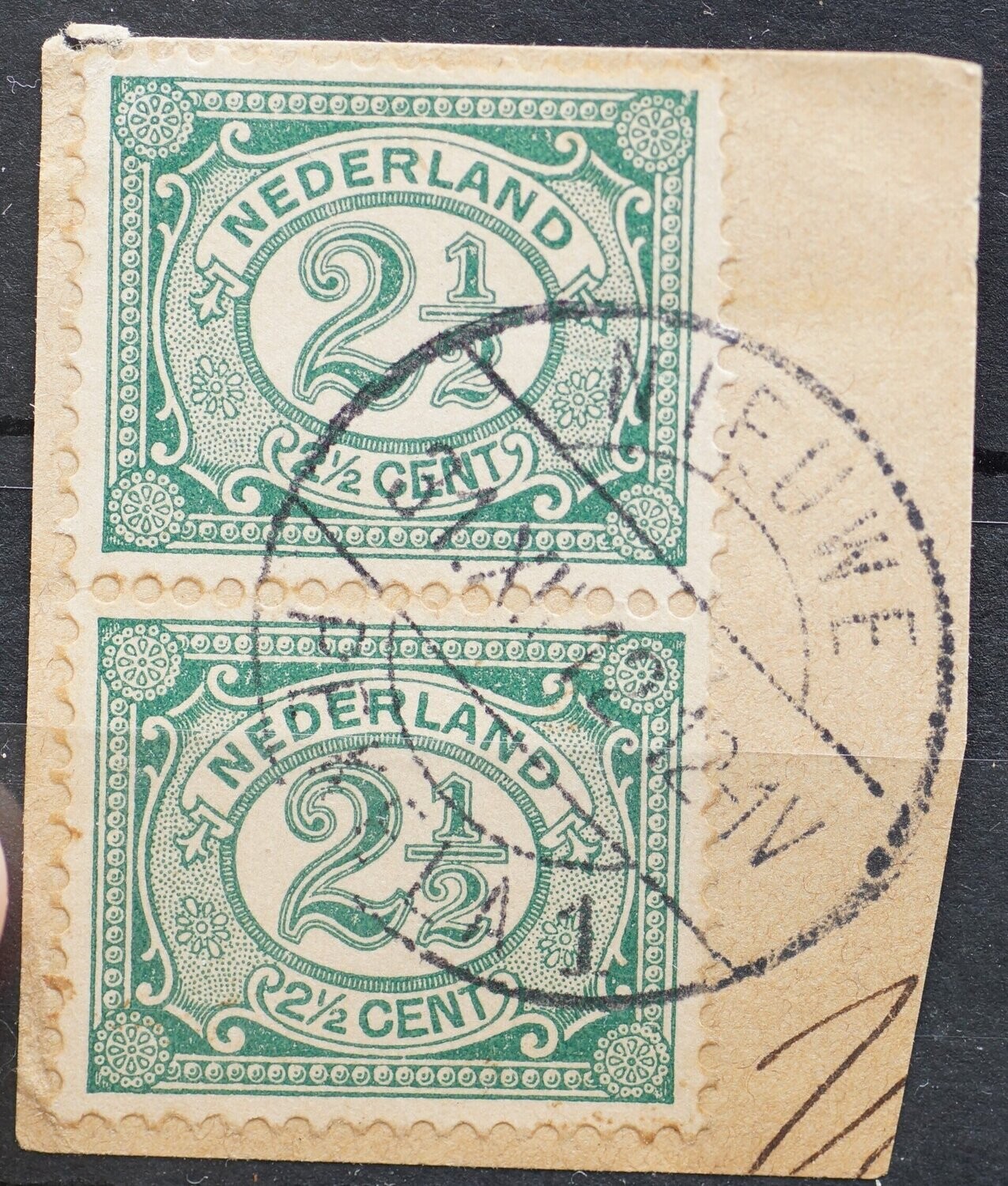 Nieuwe Pekela 1 op NVPH 55 (paar) - Vrij schaars stempel!