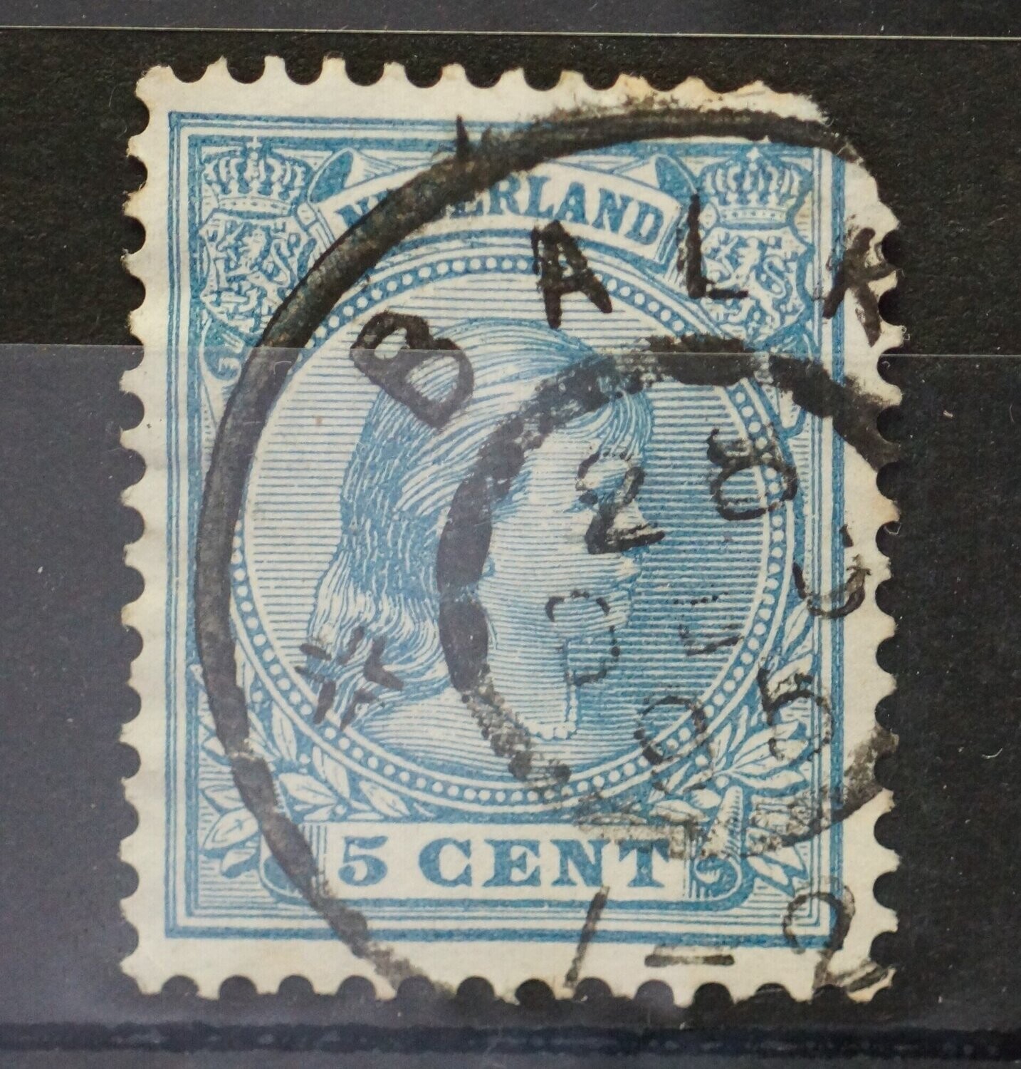 Balk op NVPH 35 (fraai)