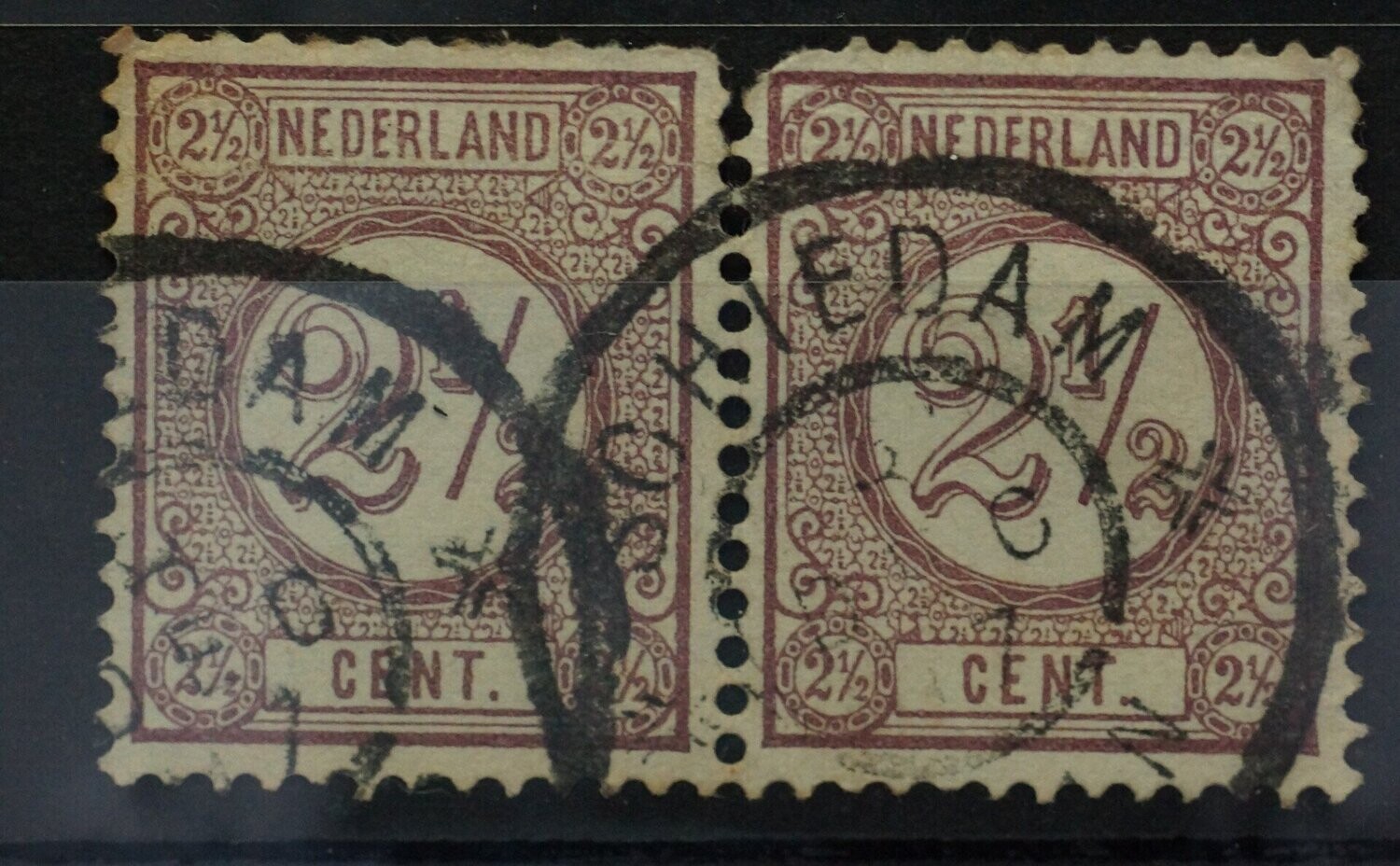 Schiedam op NVPH 33 (paar)