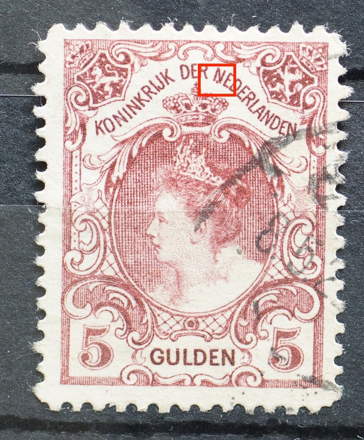 NVPH 79 - o.a. rode stip in de eerste N van NEDERLANDEN