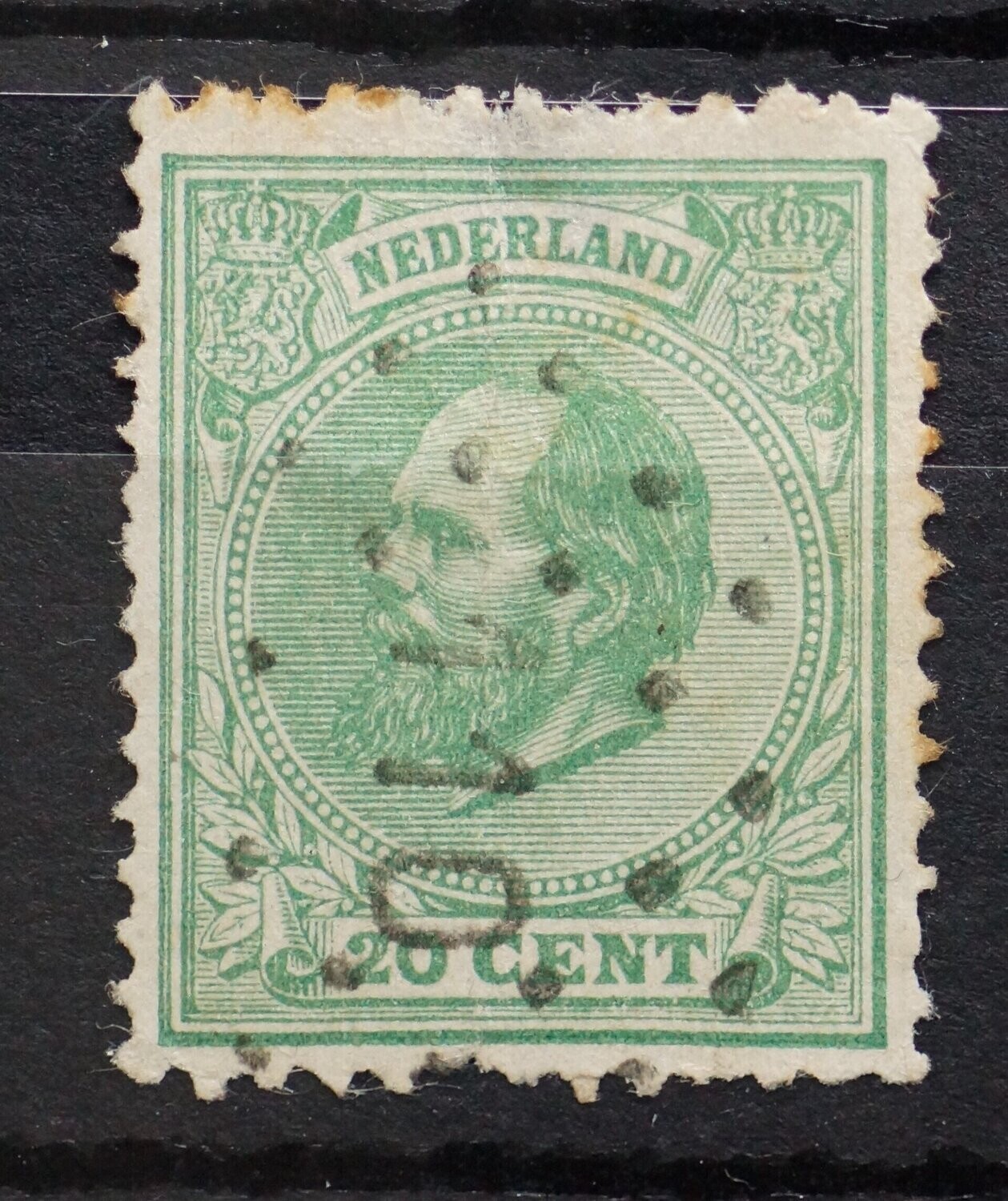 110 (Veenendaal) op NVPH 24 (fraai)