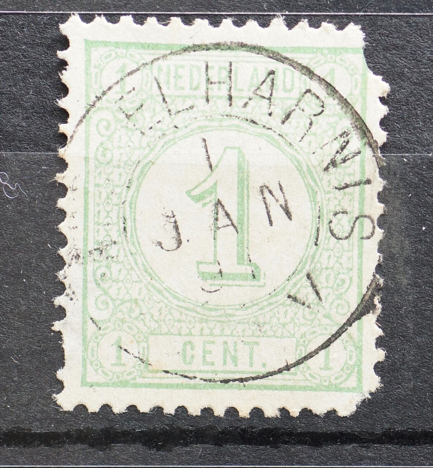 Middelharnis op NVPH 31 (fraai)