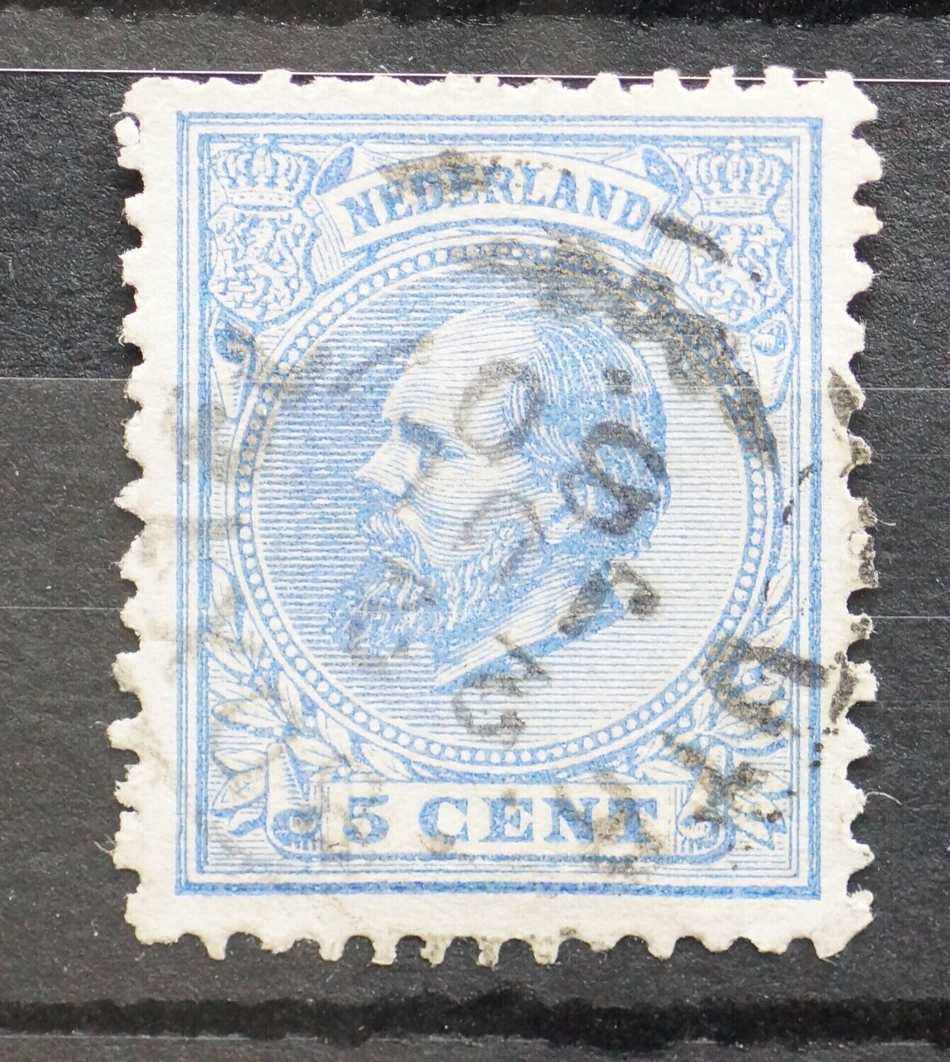 Takje stempel Utr:-Boxtel op NVPH 19 - schaars!