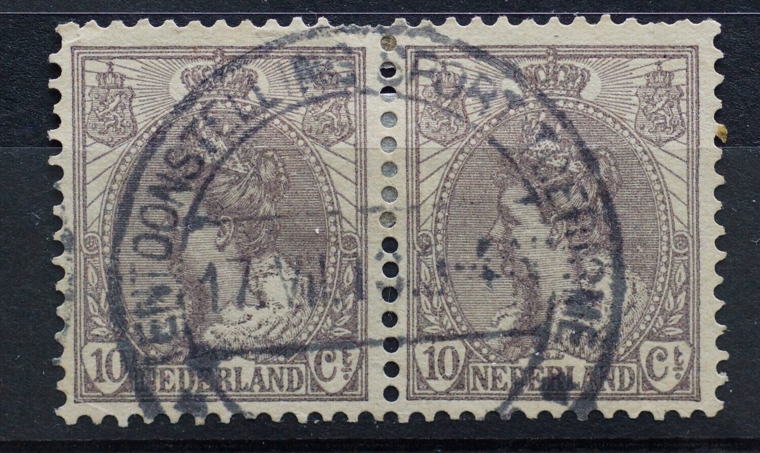 Reclamehandstempel Sport/Toerisme op NVPH 62 (paar)