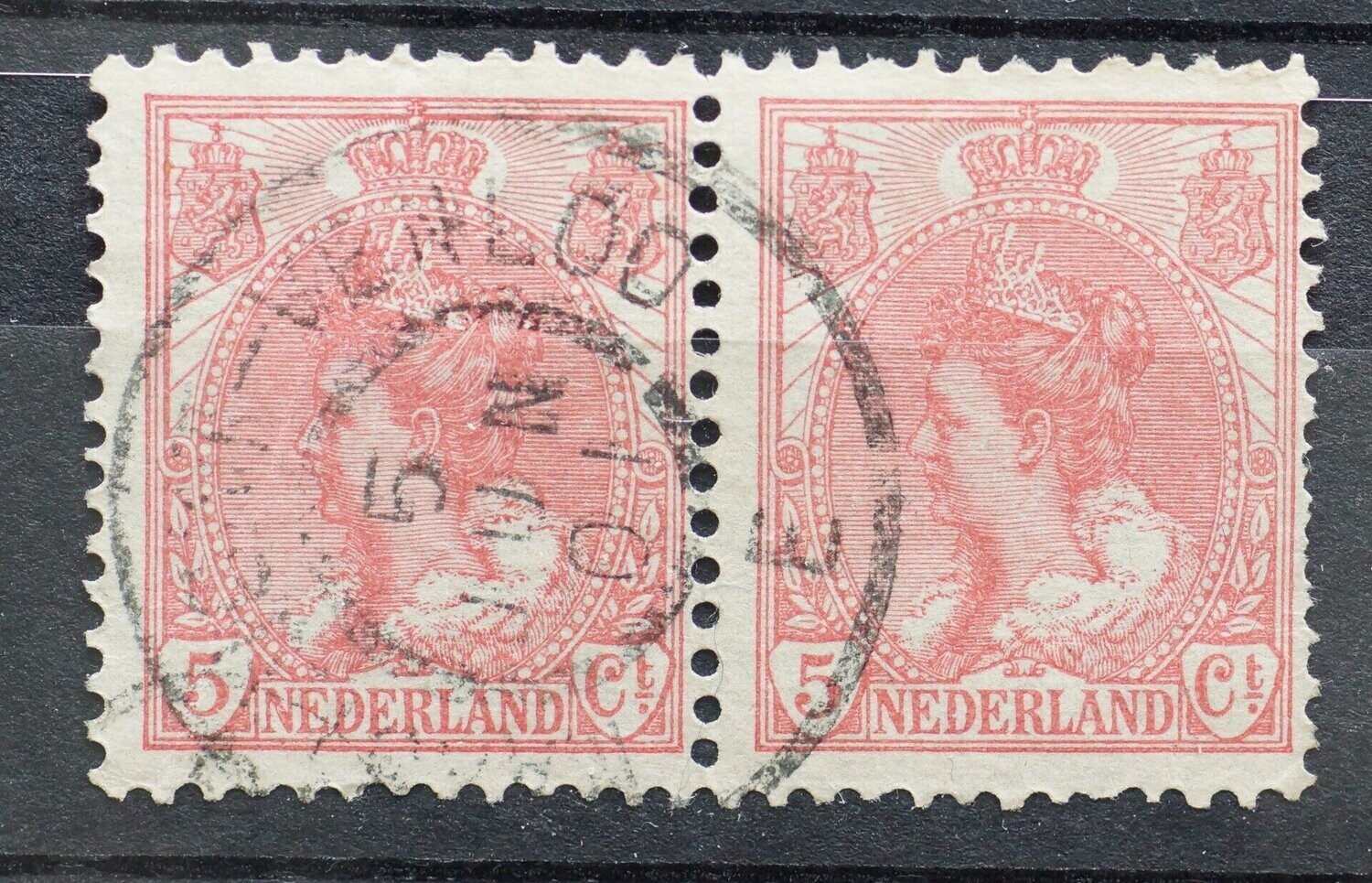 Maastricht-Venloo E op NVPH 60 (paar)