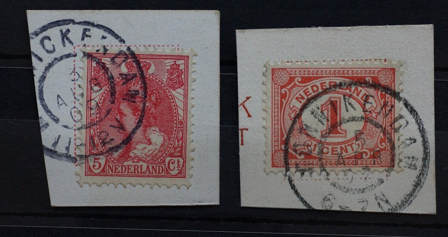 Monnickendam en Monnikendam op NVPH 60 resp. 51