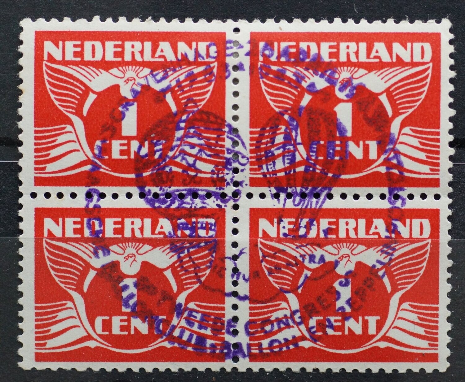 Gelegenheidsstempel Ballonvaart op NVPH 170 (blok)