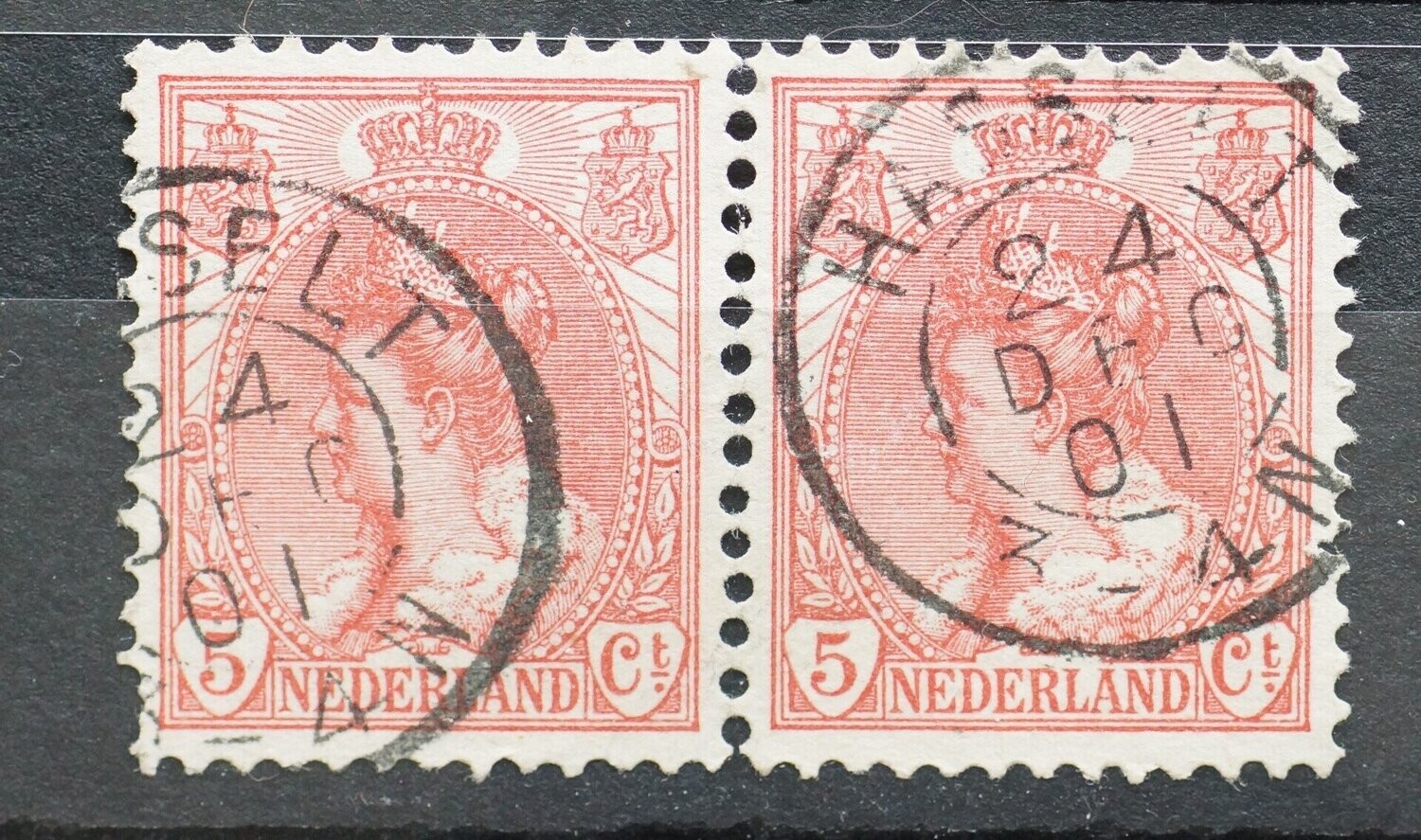 Hasselt (PK) op NVPH 60 (paar)