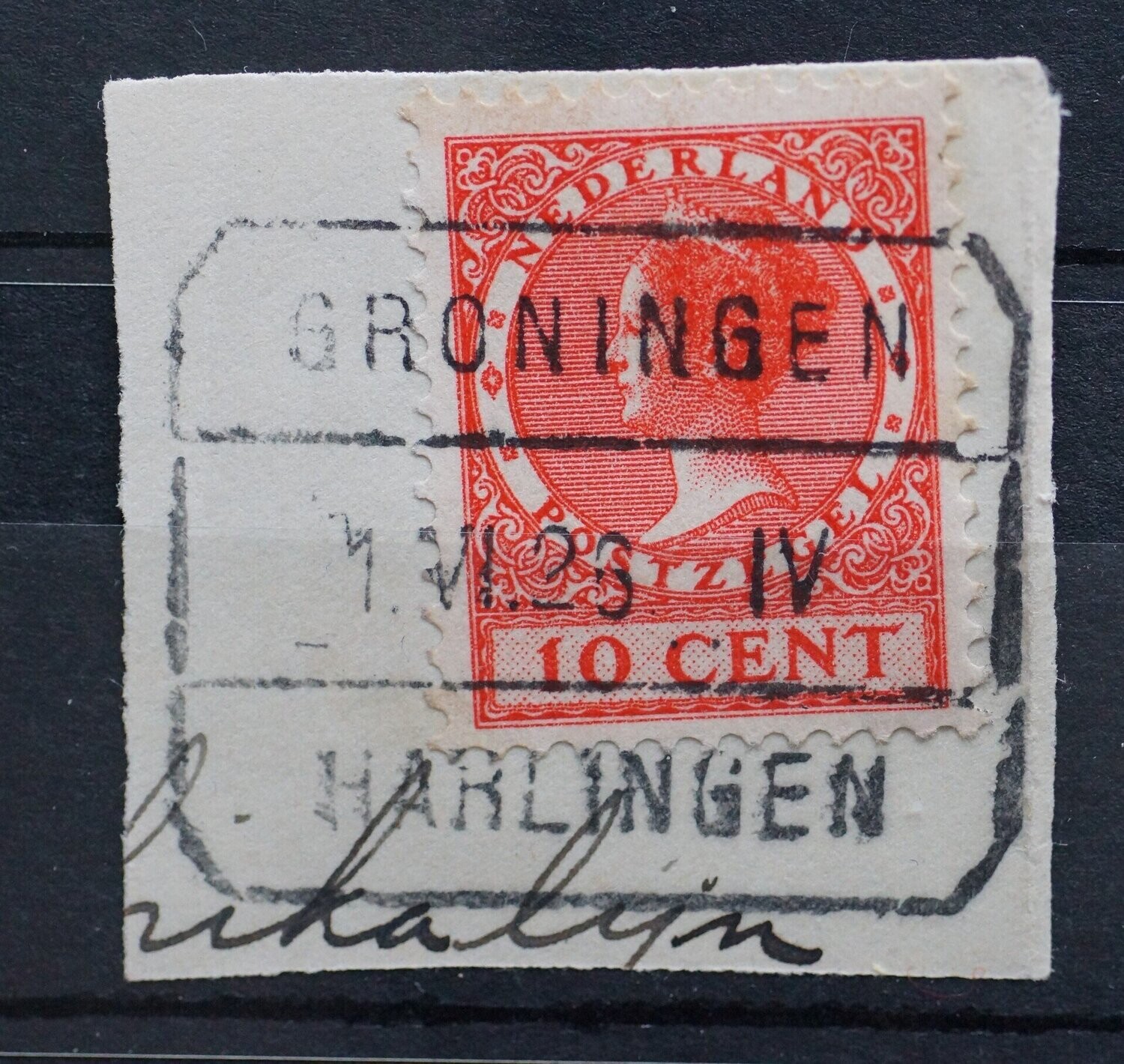 Groningen - Harlingen IV op NVPH 182