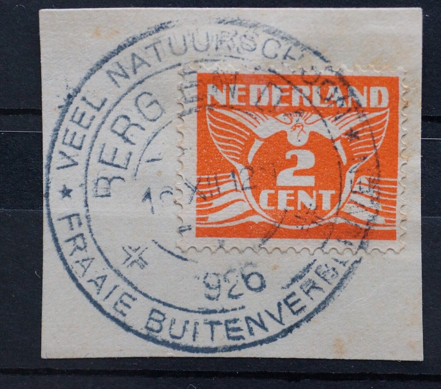Reclamehandstempel Berg en Dal 1926 op NVPH 173