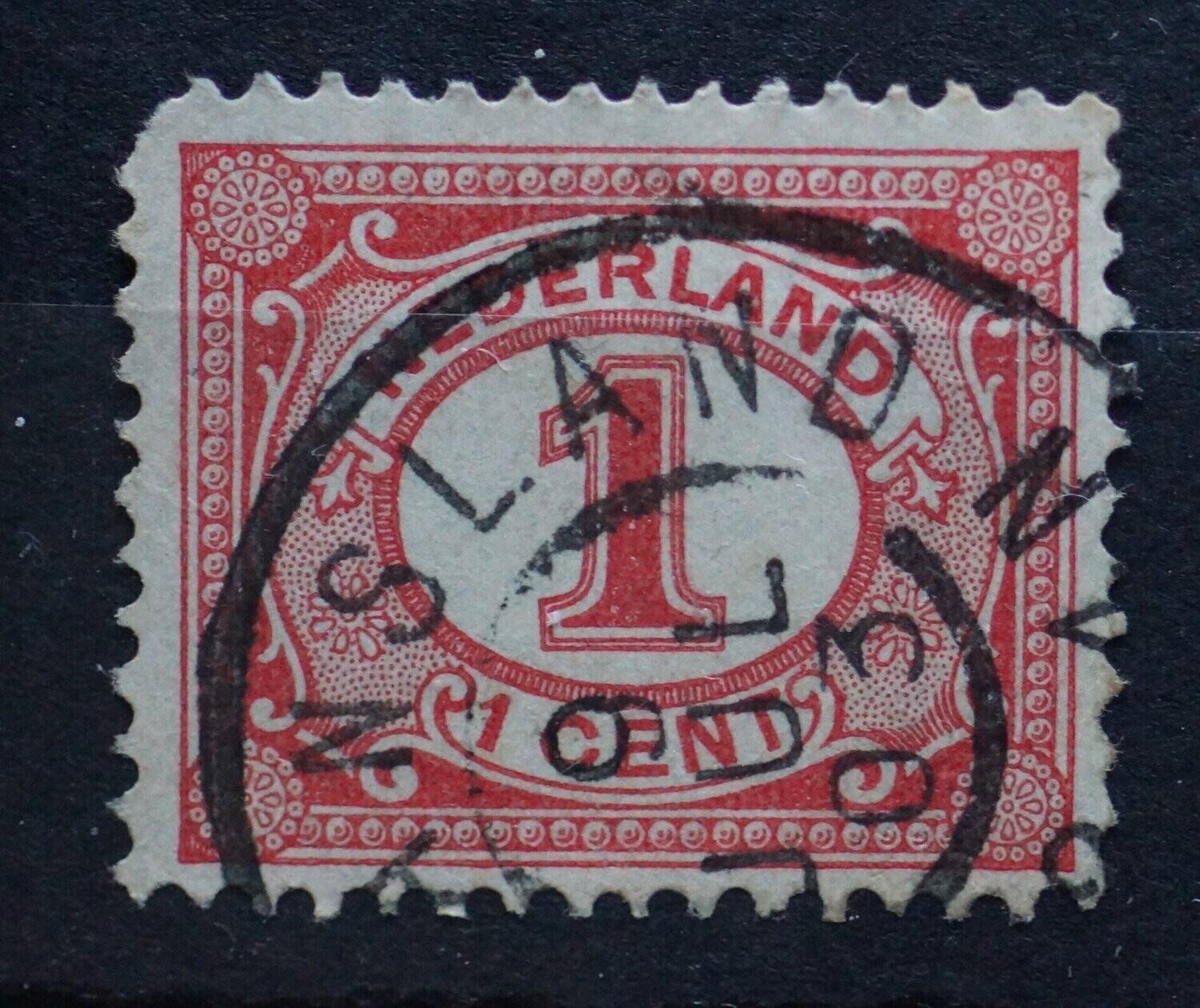 Sir jansland op NVPH 51 (fraai+)