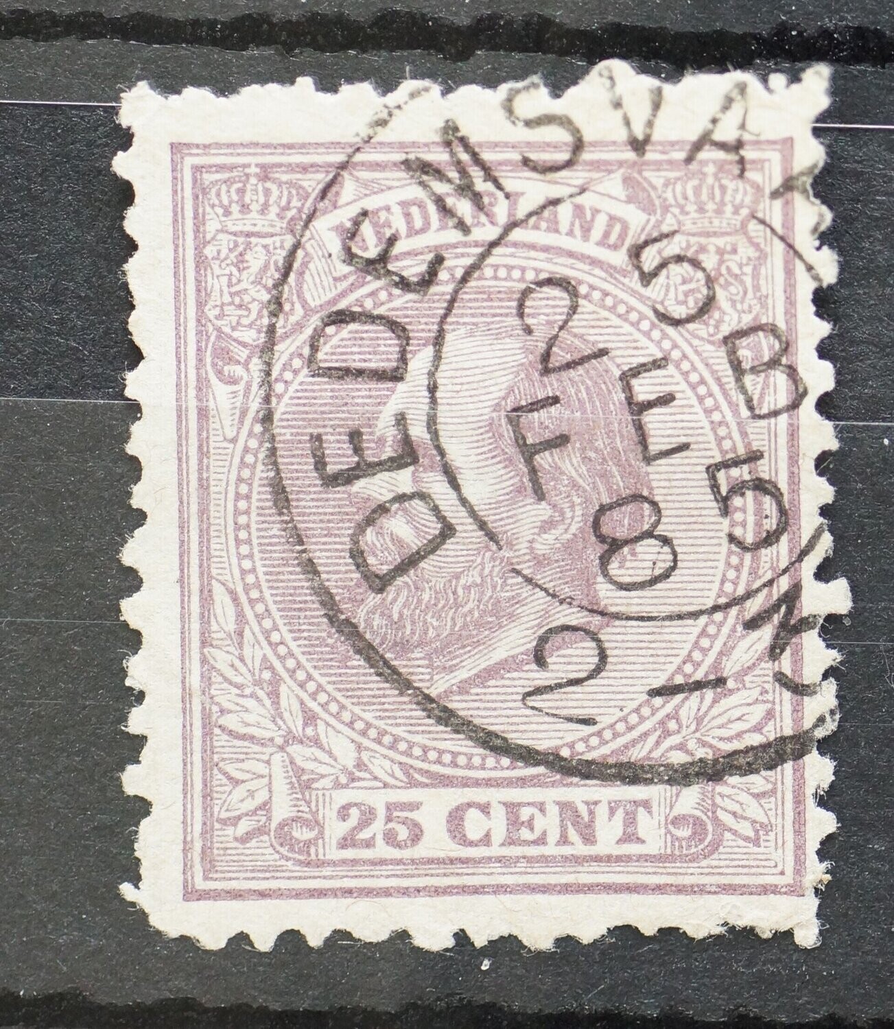 Dedemsvaart op NVPH 26 (fraai)