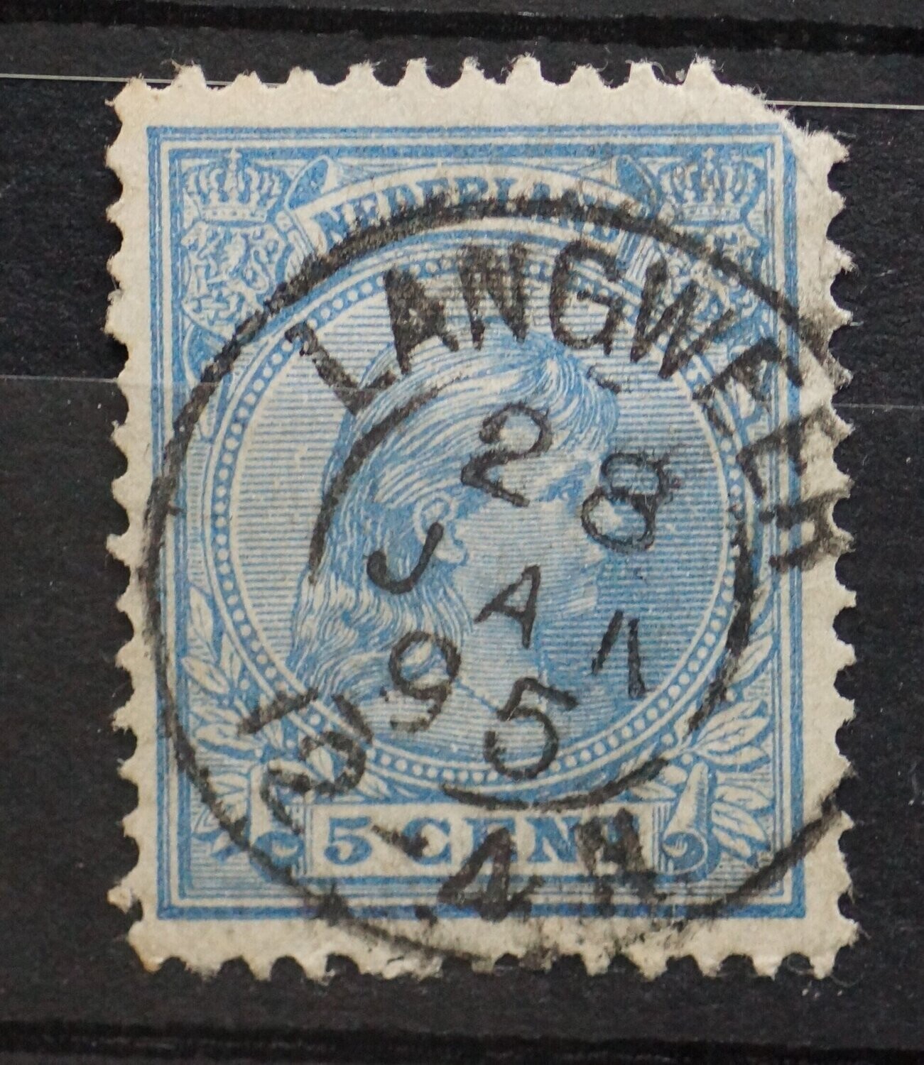 Langweer op NVPH 35 (fraai)