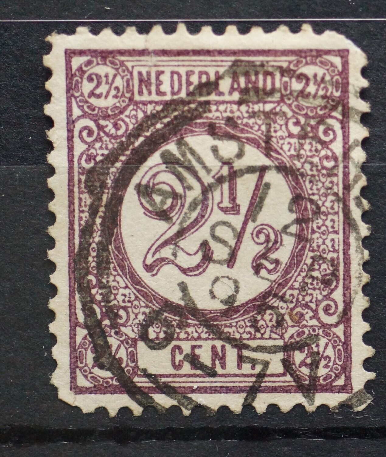 Dubbelring Amsterdam op NVPH 33 (redelijk)