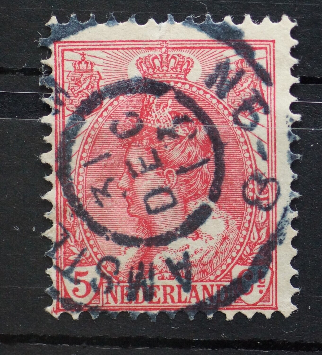 Amsterdam op NVPH 60 - bijkantoorstempel zonder cijfer!