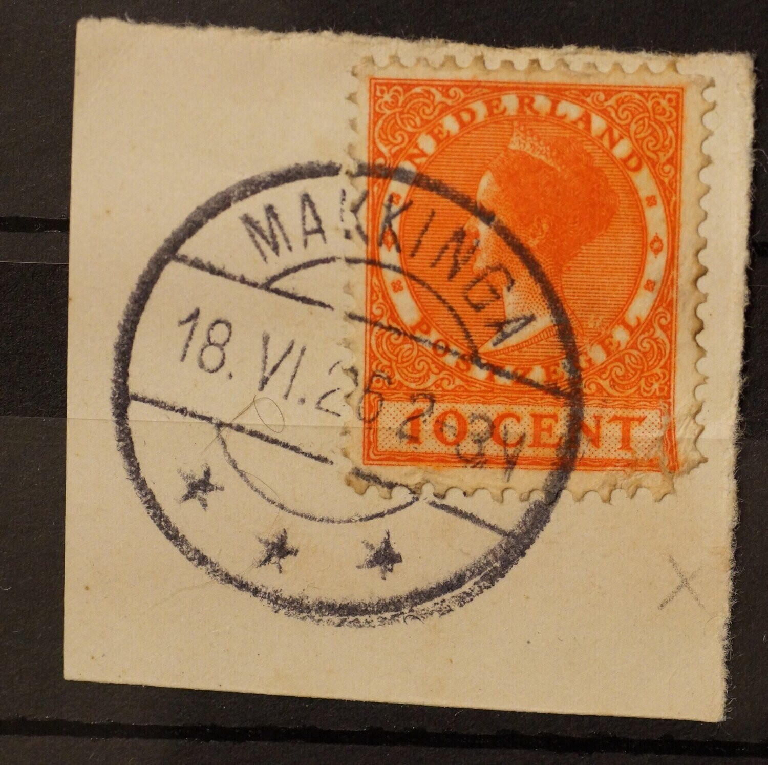 Makkinga op NVPH 182 (fraai) - vrij schaars